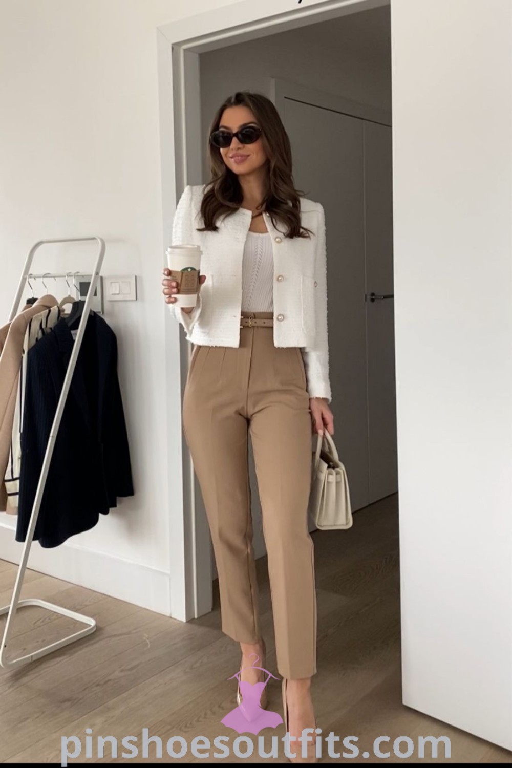 Networking event outfit showcasing elegant women