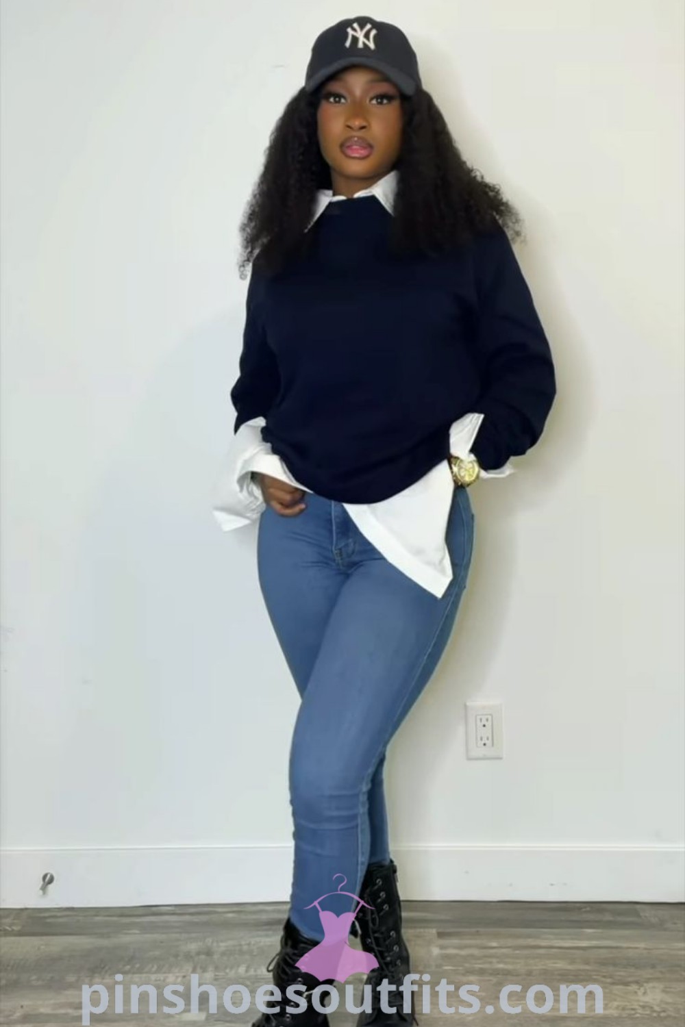 Elegant black and white outfits, including classy styles and relaxed fall fashion for black women, showcasing rich and cute outfit ideas. Perfect for moms and date nights. Discover more at pinshoesoutfits.com.