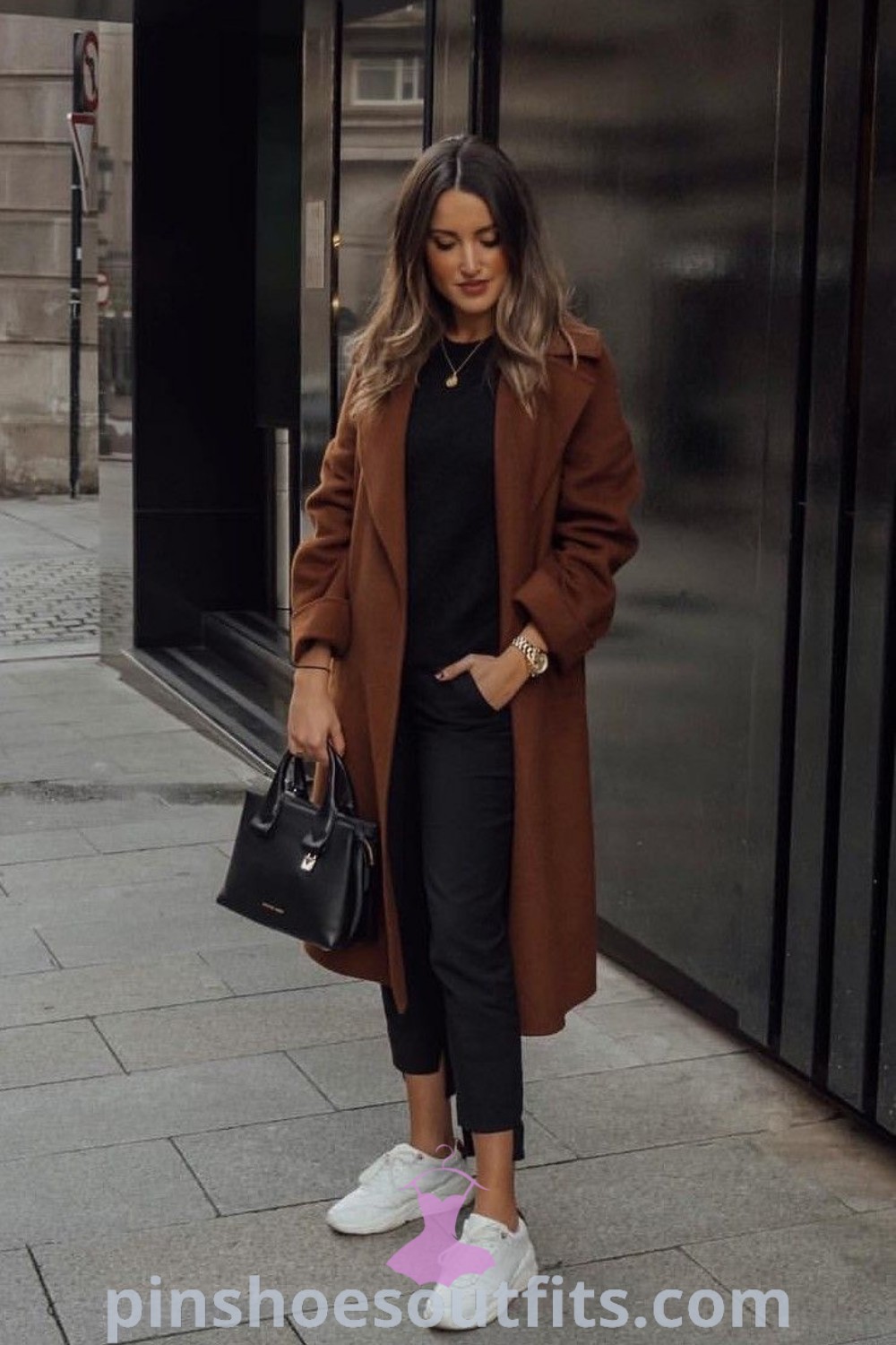 Stylish winter coat outfits showcasing casual winter looks and business casual vibes. Perfect for autumn and fall fashion, these outfits inspire chic elegance this winter season. Explore outfit ideas at pinshoesoutfits.com.