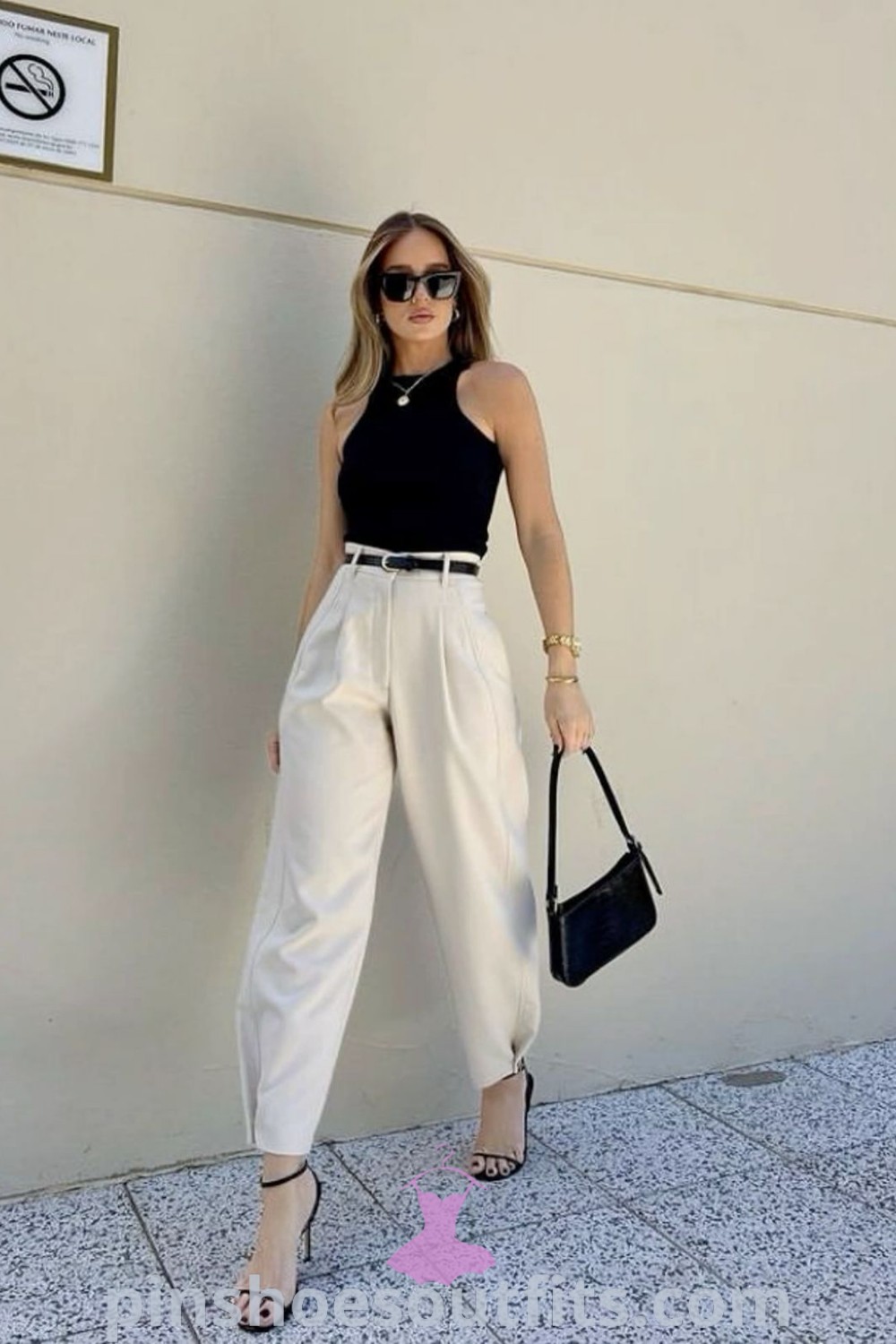 Chic casual day outfits featuring stylish work outfits, elegant casual looks, and versatile summer fashion. Explore outfit ideas to look chic and polished. Discover more at pinshoesoutfits.com